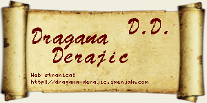 Dragana Derajić vizit kartica
